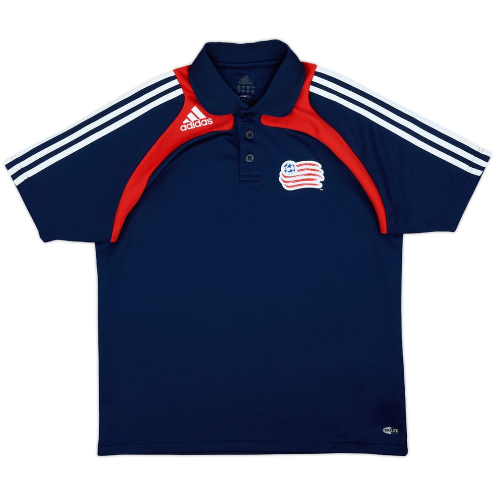 2008-09 New England Revolution adidas Polo Shirt - 9/10 - (M)