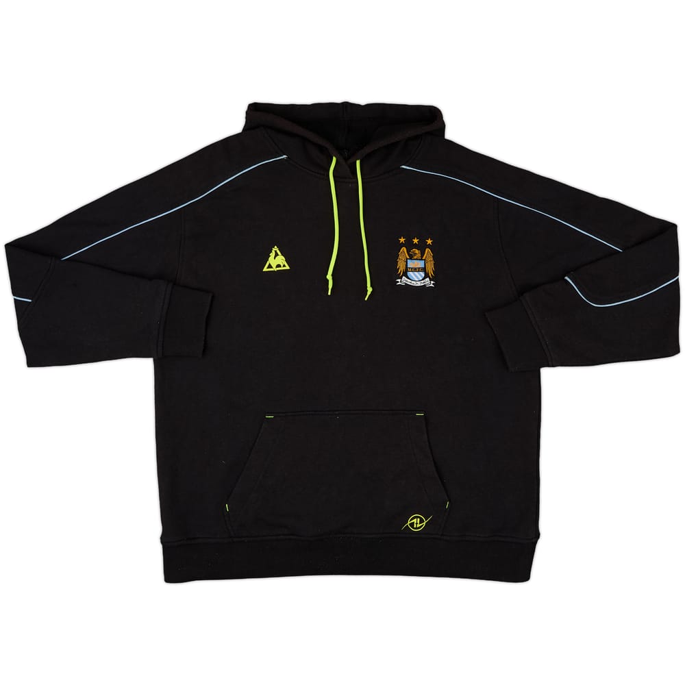 2007-09 Manchester City Le Coq Sportif Hooded Sweat Top - 7/10 - (XL)