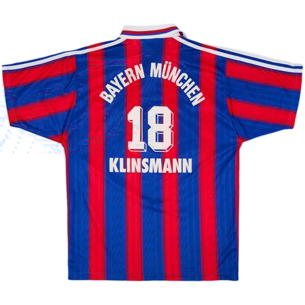 1995-97 Bayern Munich Home Shirt Klinsmann #18 - 8/10 - (S)