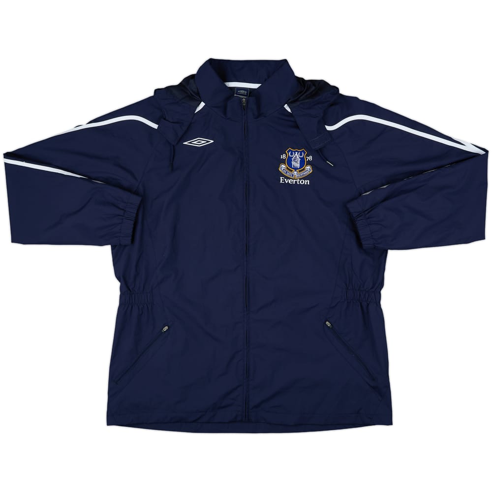 2007-08 Everton Umbro Hooded Rain Jacket - 7/10 - (XXL)