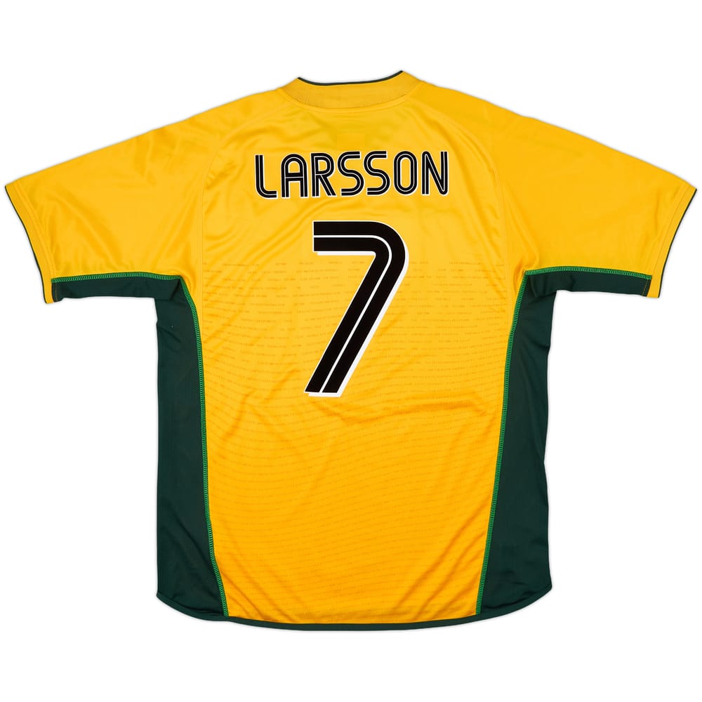 2002-03 Celtic Away Shirt Larsson #7 - 10/10 - (L)
