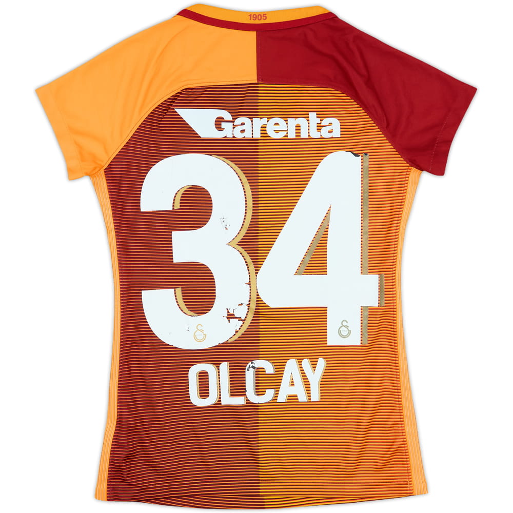 2016-17 Galatasaray Home Shirt Olcay #34 - 6/10 - (Women's XS)