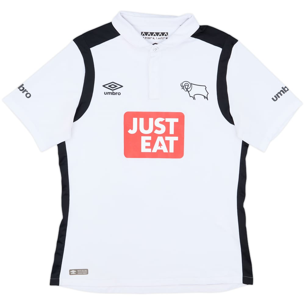 2016-17 Derby County Home Shirt - 8/10 - (M)
