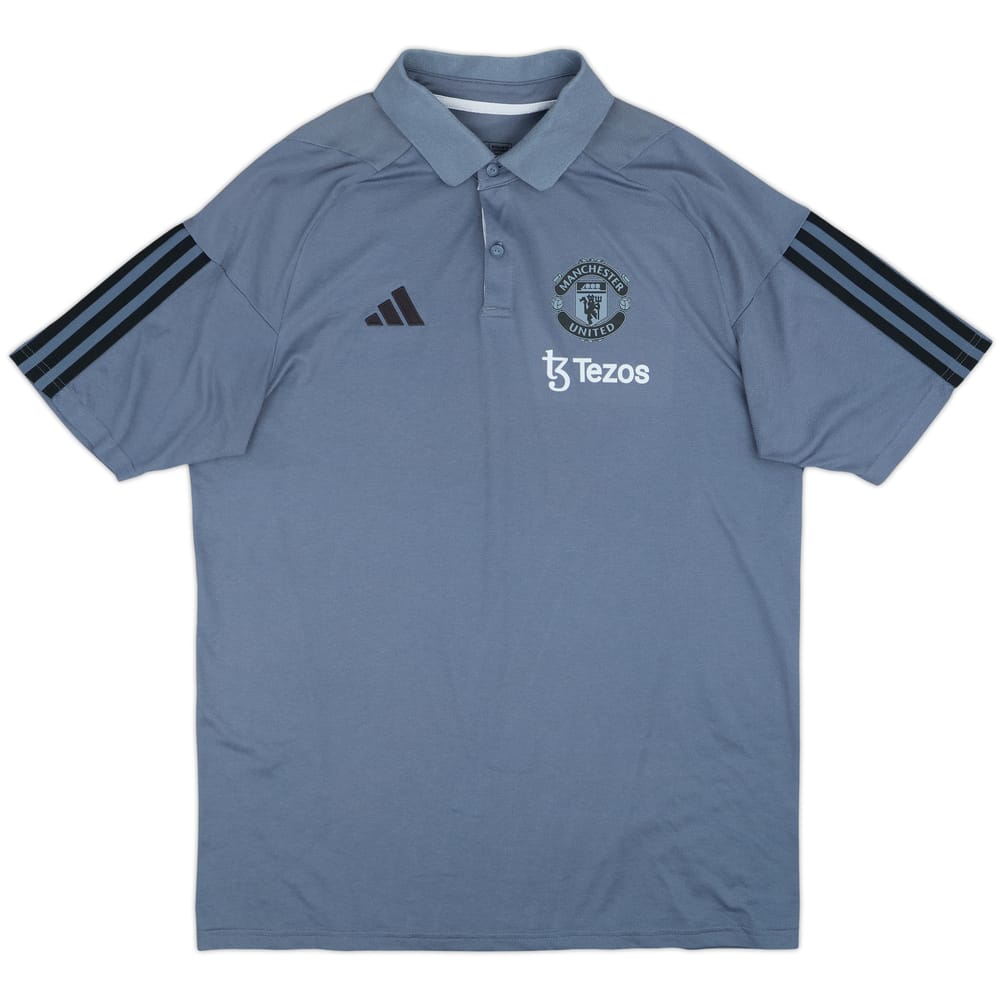 2023-24 Manchester United adidas Polo Shirt - 8/10 - (L)