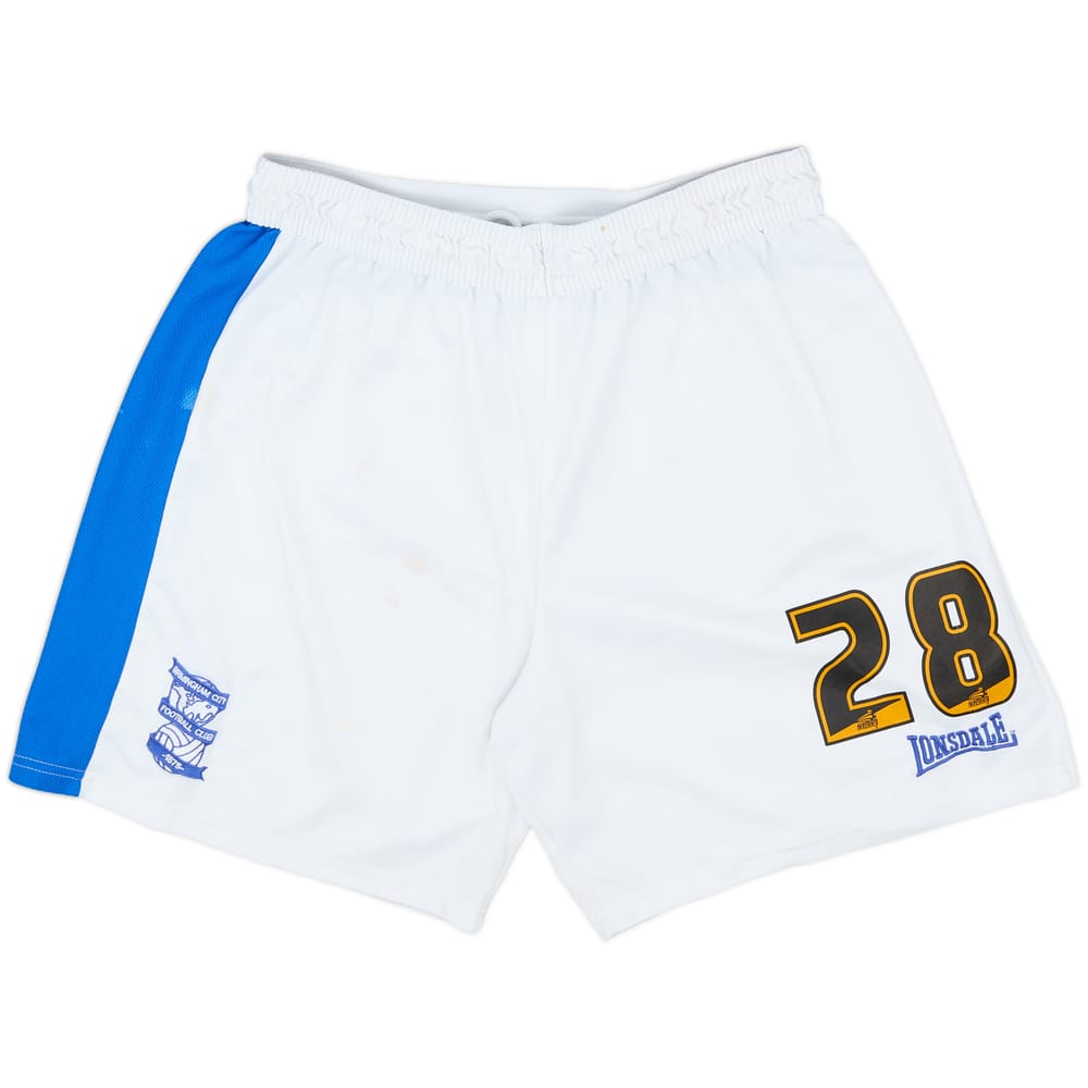 2006-07 Birmingham Player Issue Home Shorts #28 - 6/10 - (M)