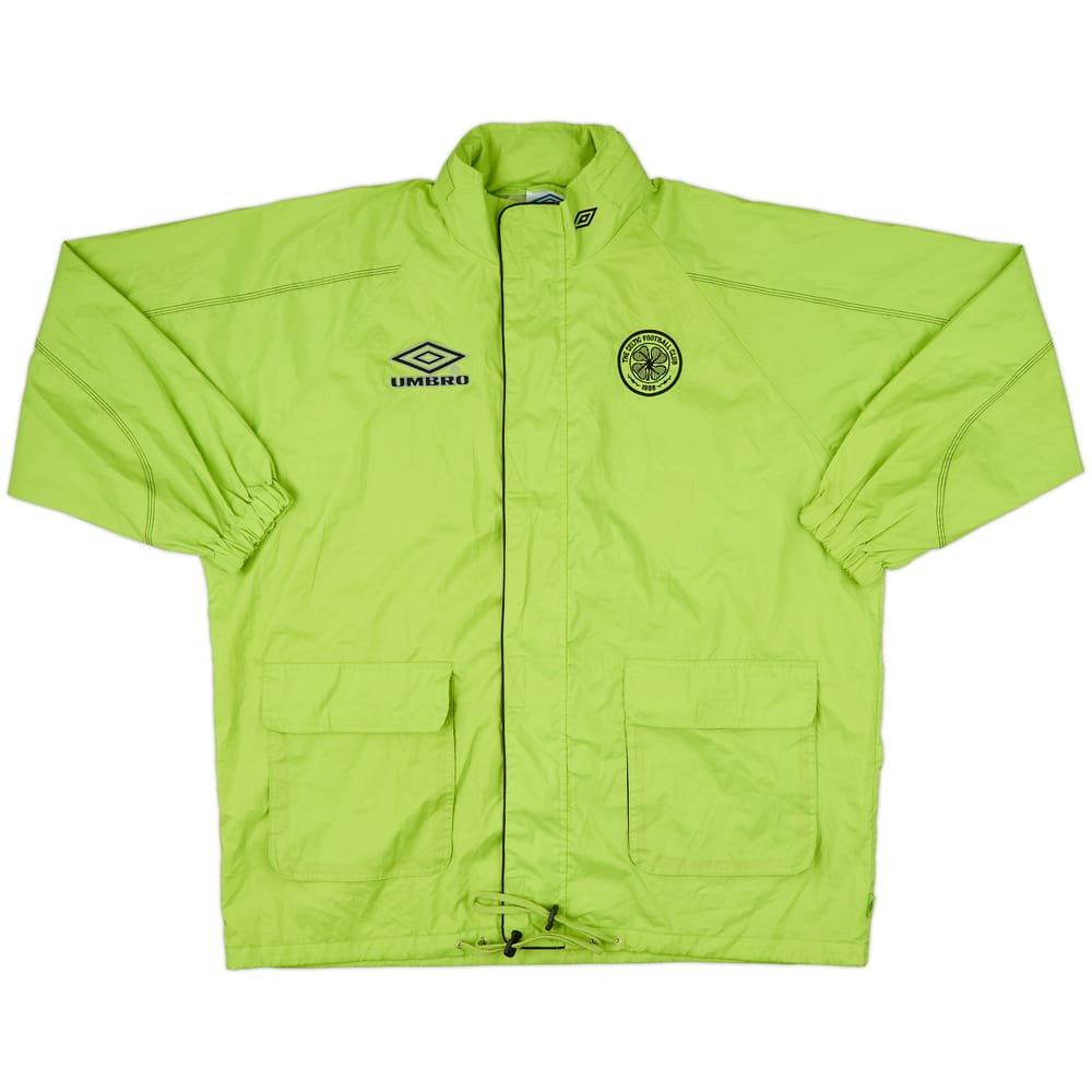 1998-99 Celtic Umbro Hooded Rain Jacket - 8/10 - (XL)