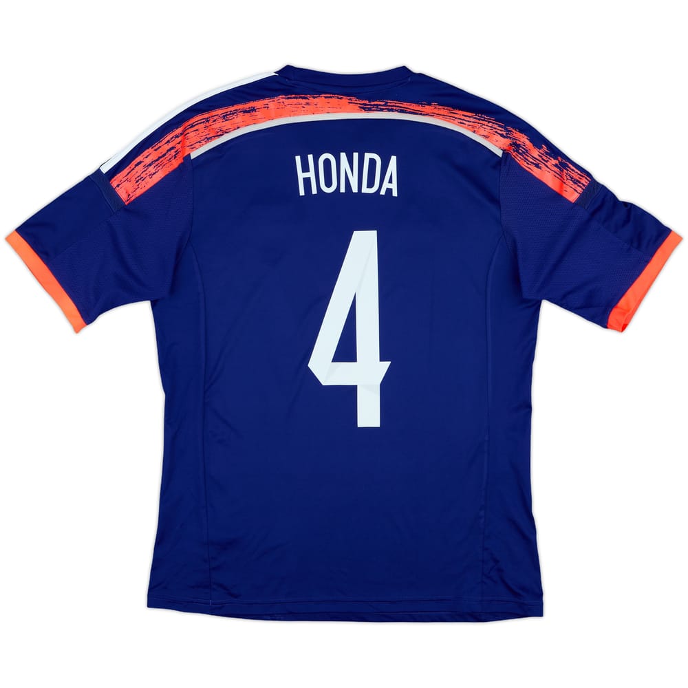 2013-15 Japan Home Shirt Honda #4 - 7/10 - (M)