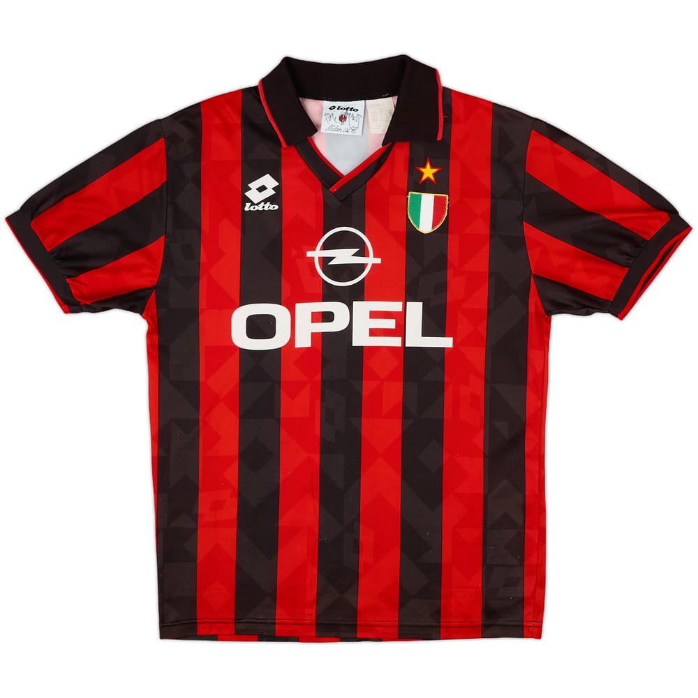 1994-95 AC Milan Home Shirt - 8/10 - (M)