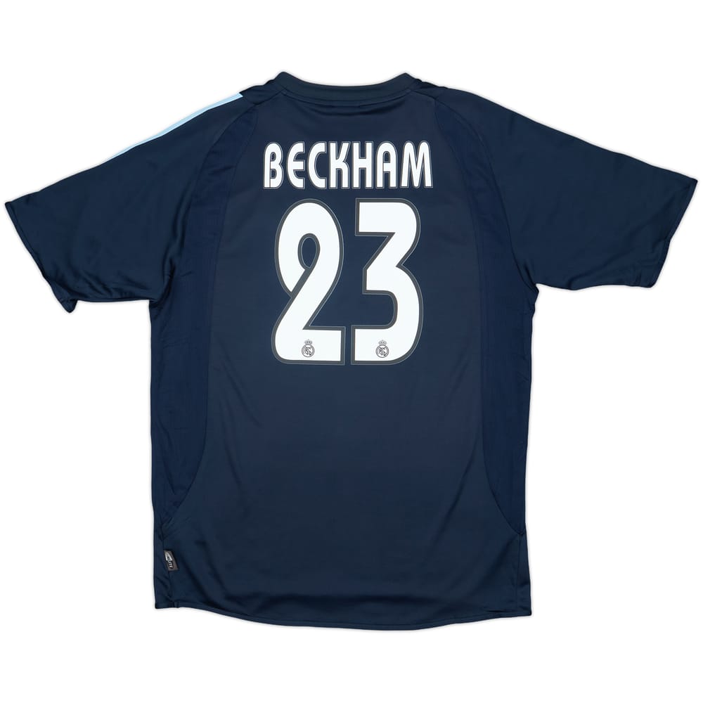 2003-04 Real Madrid Away Shirt Beckham #23 - 8/10 - (M)