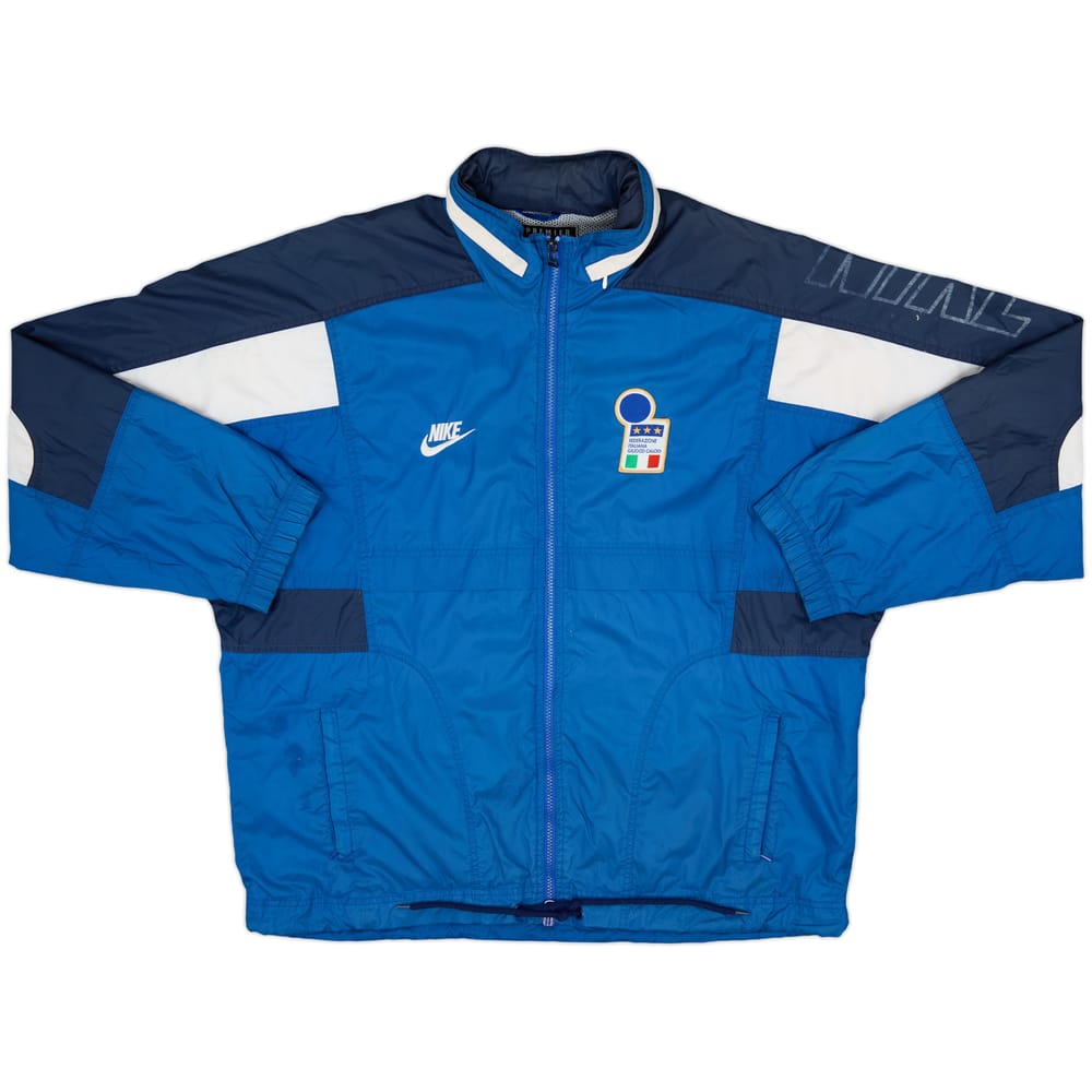 1996-97 Italy Nike Hooded Rain Jacket - 5/10 - (XXL)