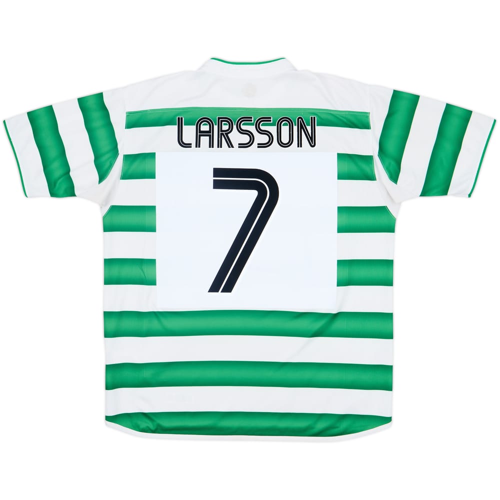 2003-04 Celtic Home Shirt Larsson #7 - 7/10 - (XL)