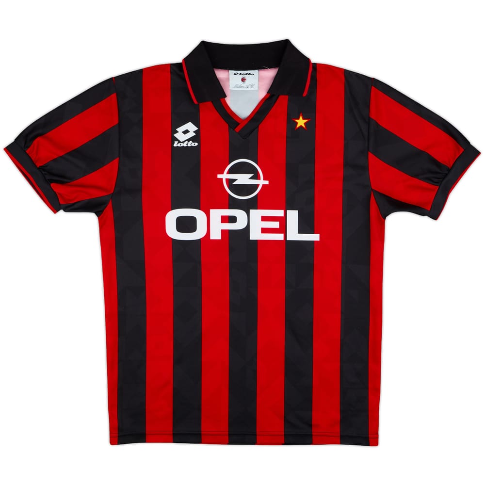 1994-95 AC Milan Basic Home Shirt - 9/10 - (L)