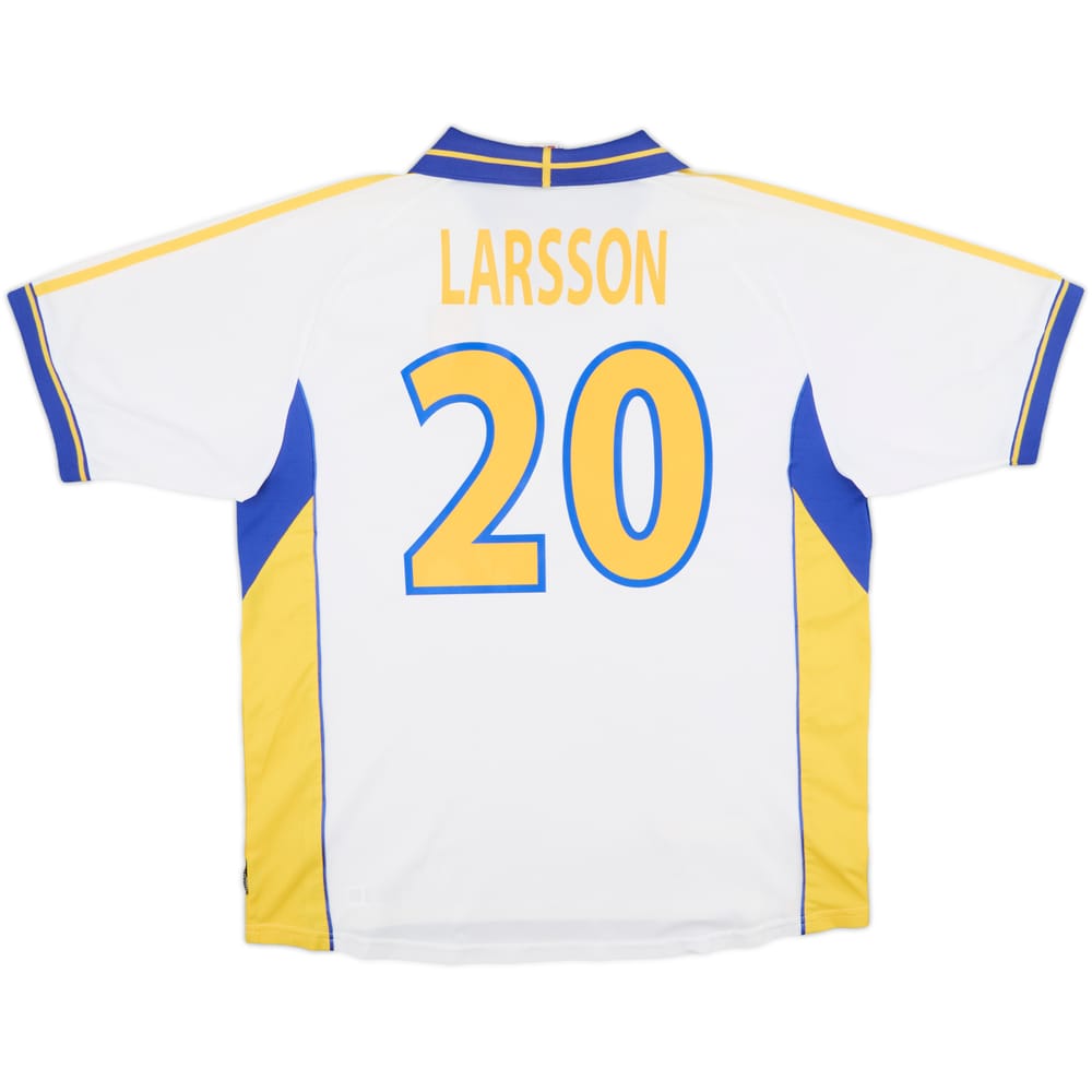 2000-02 Sweden Away Shirt Larsson #20 - 8/10 - (XL)
