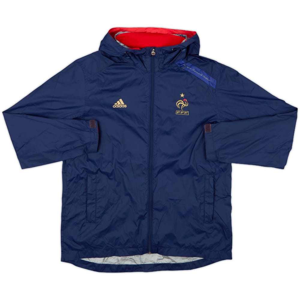 2010-11 France adidas Hooded Rain Jacket - 8/10 - (M)