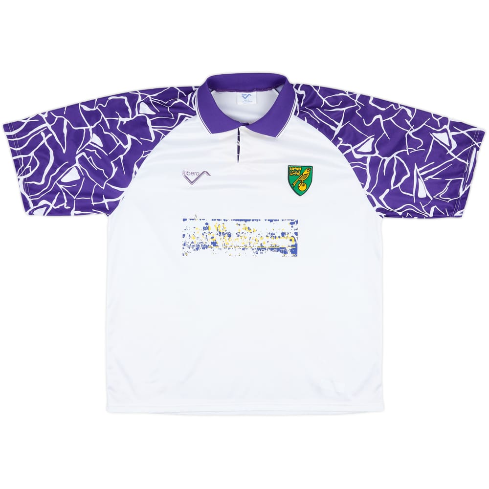 1992-94 Norwich Away Shirt - 4/10 - (XL)