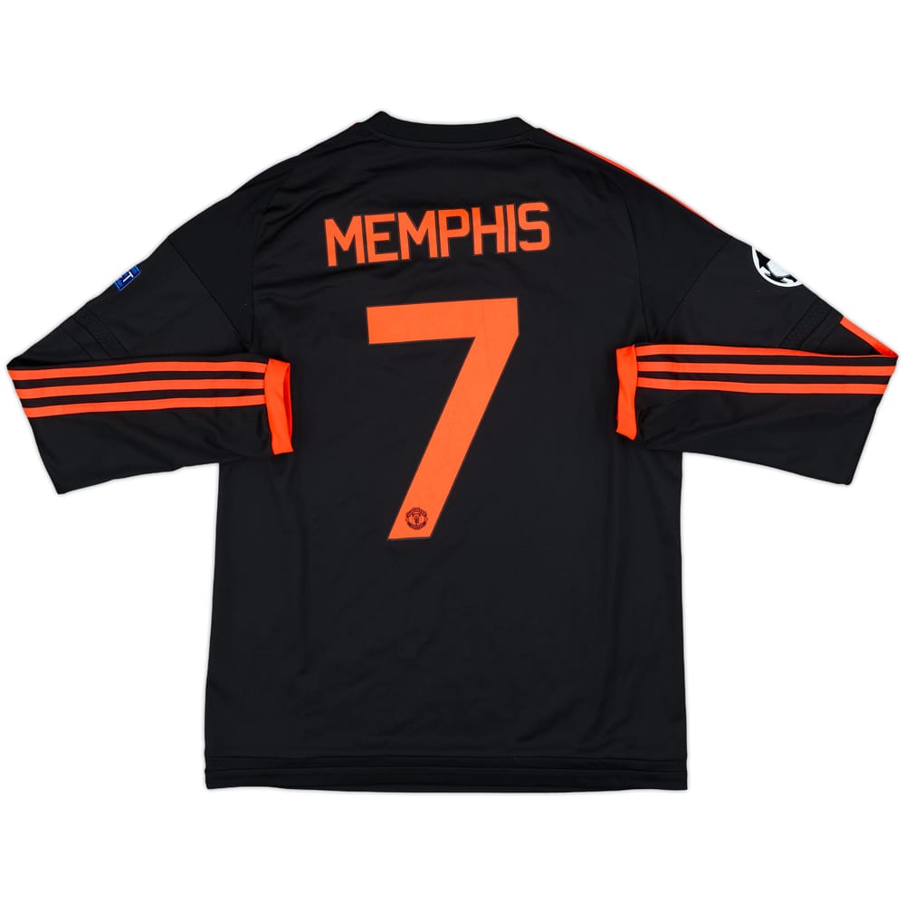 2015-16 Manchester United Third L/S Shirt Memphis #7 - 8/10 - (M)