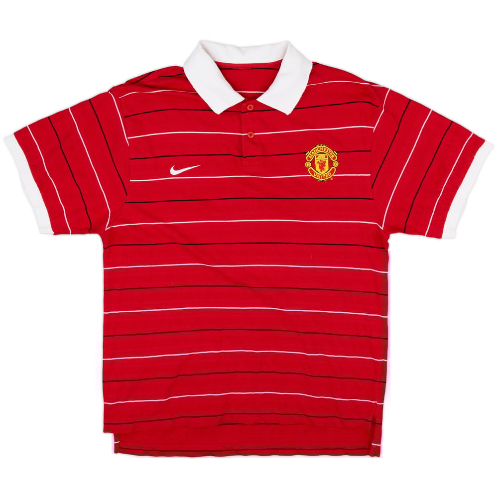 2008-09 Manchester United Nike Polo Shirt - 8/10 - (M)