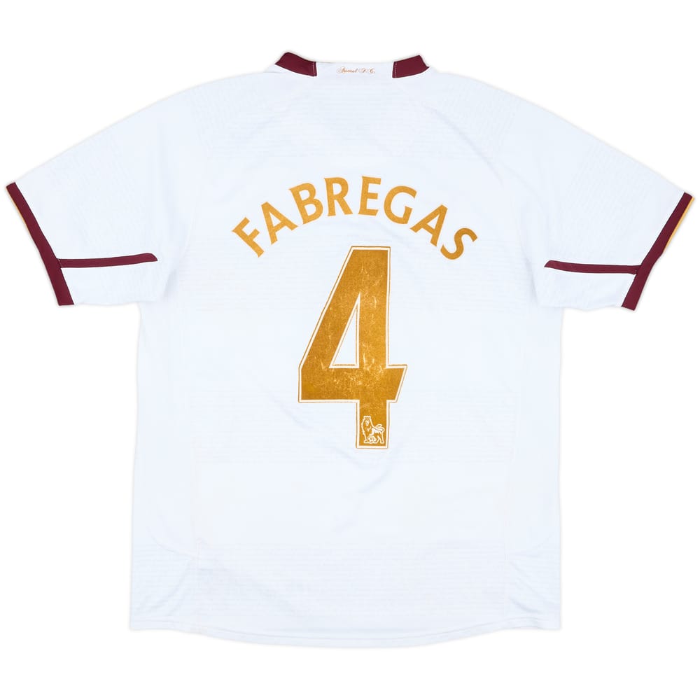 2007-08 Arsenal Away Shirt Fabregas #4 - 6/10 - (M)