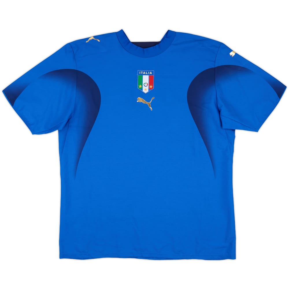 2006 Italy Home Shirt - 8/10 - (L)