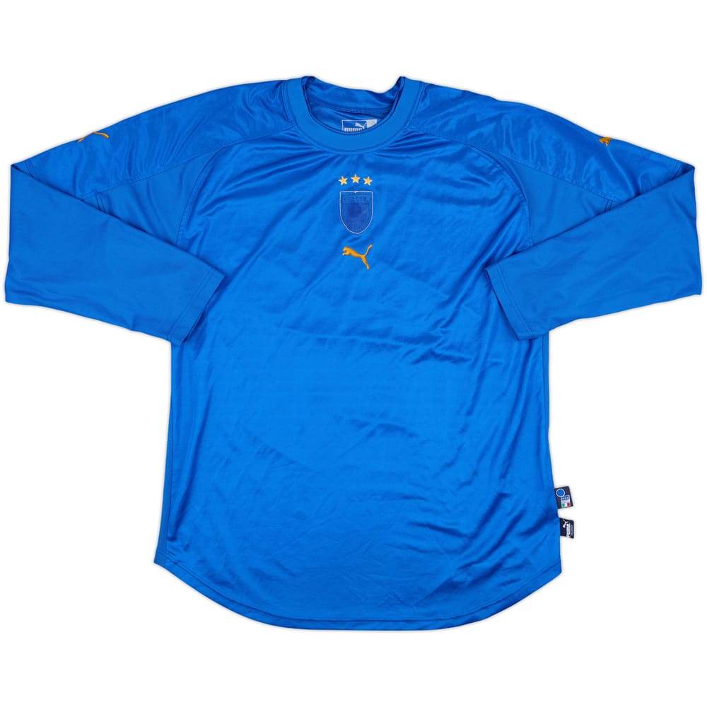 2004-06 Italy Home L/S Shirt - 3/10 - (XL)