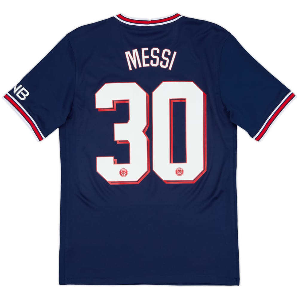 2021-22 Paris Saint-Germain Home Shirt Messi #30 - 9/10 - (S)