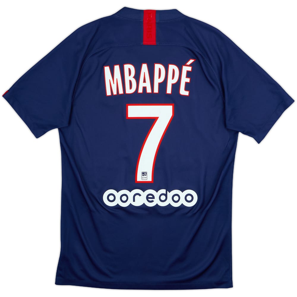 2019-20 Paris Saint-Germain Home Shirt Mbappe #7 - 7/10 - (S)