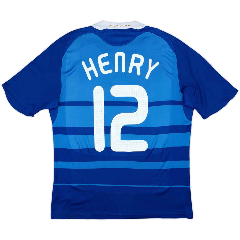 2008-09 France Home Shirt Henry #12 - 8/10 - (M)