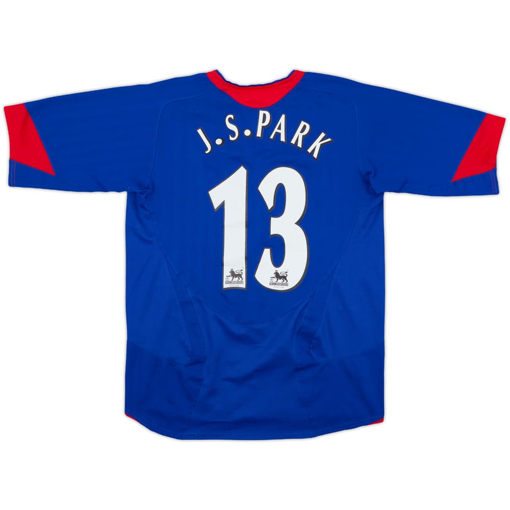2005-06 Manchester United Away Shirt J.S.Park #13 - 7/10 - (XL.Boys)