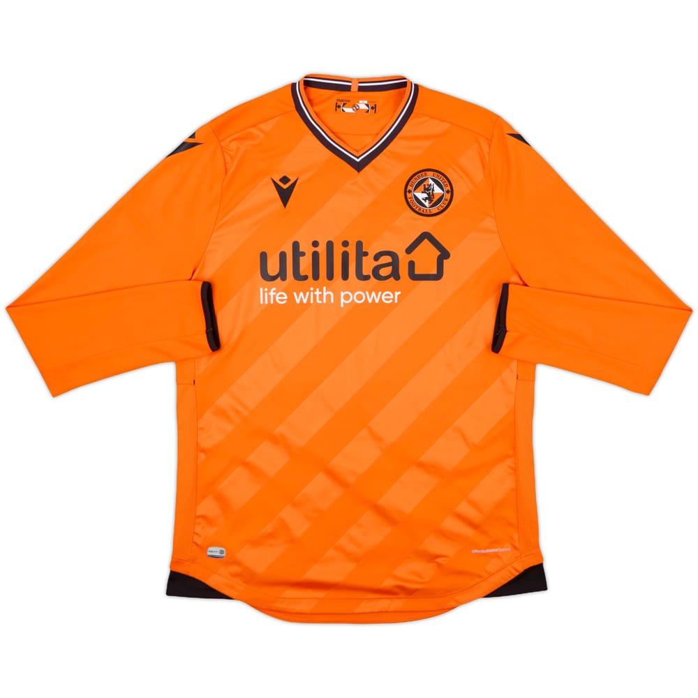2019-20 Dundee United Home L/S Shirt - 8/10 - (XL)