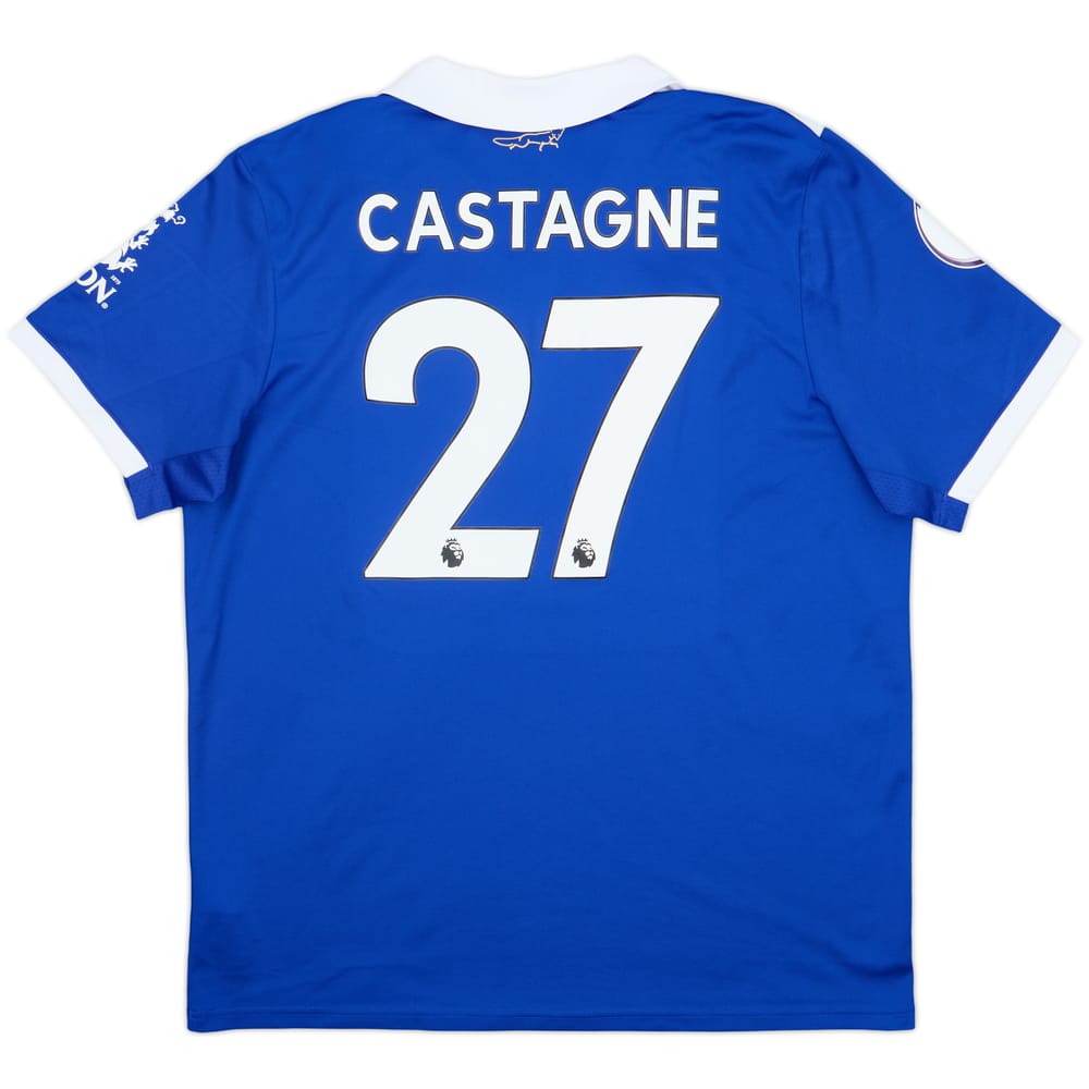 2022-23 Leicester Home Shirt Castagne #27 - 6/10 - (XL)