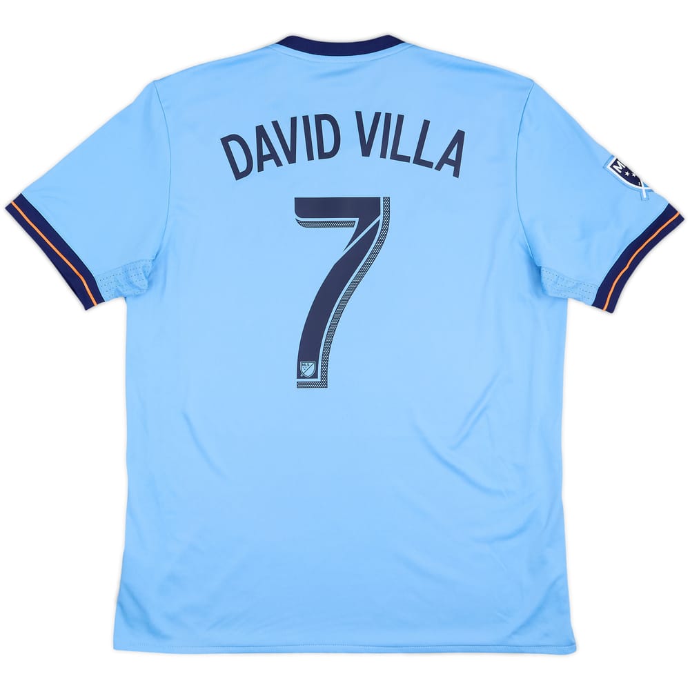 Camiseta de local del New York City 2017-18 David Villa #7 - 8/10 - (L)