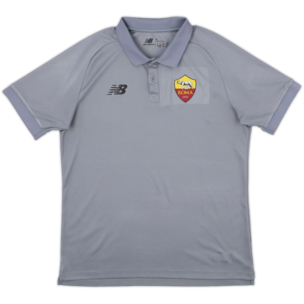 2021-22 Roma New Balance Polo Shirt - 8/10 - (L)