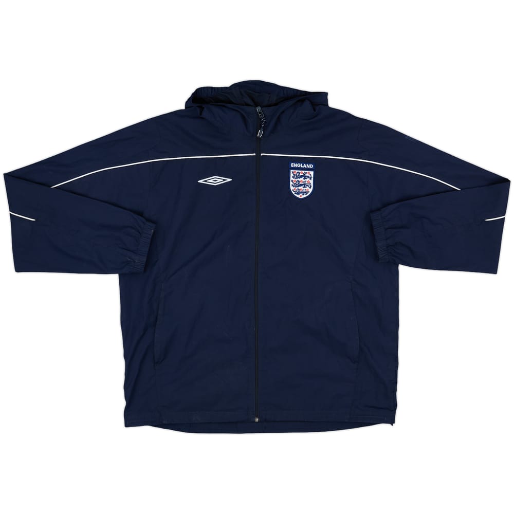 2007-09 England Umbro Hooded Track Jacket - 8/10 - (XL)