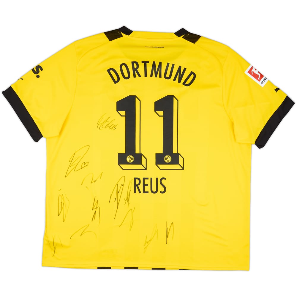 2022-23 Borussia Dortmund Signed Home Shirt Reus #11 - 9/10 - (3XL)