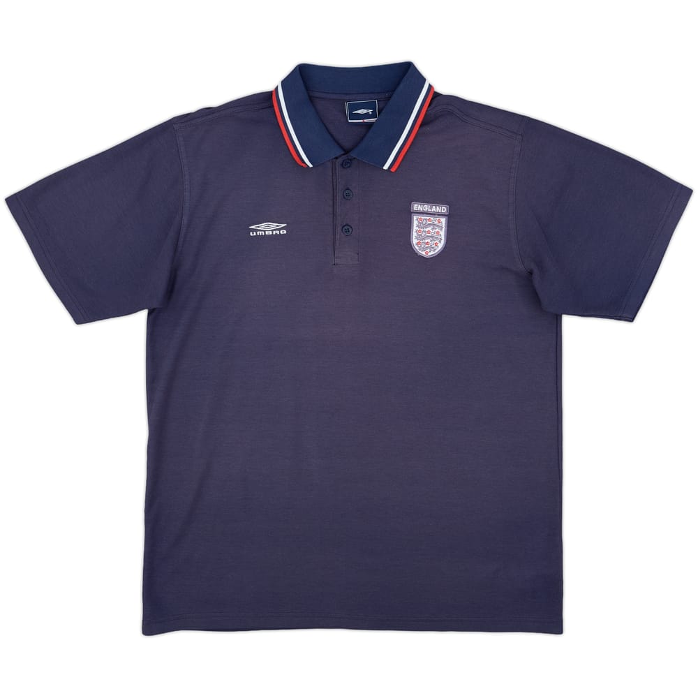 2002-03 England Umbro Polo Shirt - 6/10 - (M)