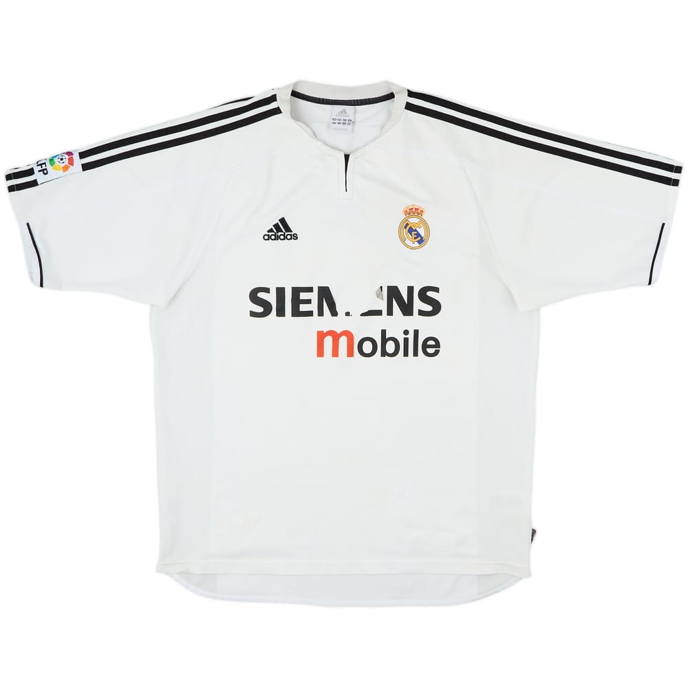 2003-04 Real Madrid Home Shirt - 4/10 - (L)