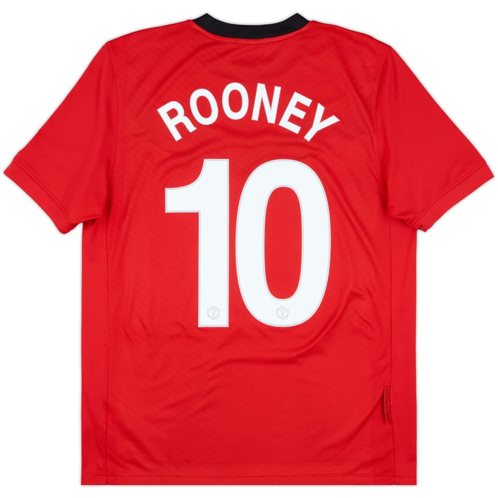 2009-10 Manchester United Home Shirt Rooney #10 - 7/10 - (M)