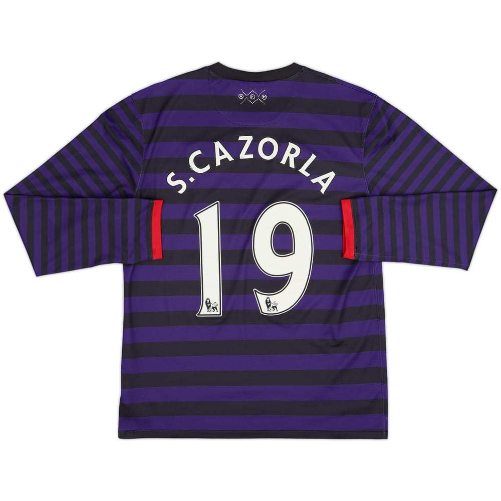 2012-13 Arsenal Away L/S Shirt S.Cazorla #19 - 6/10 - (M)