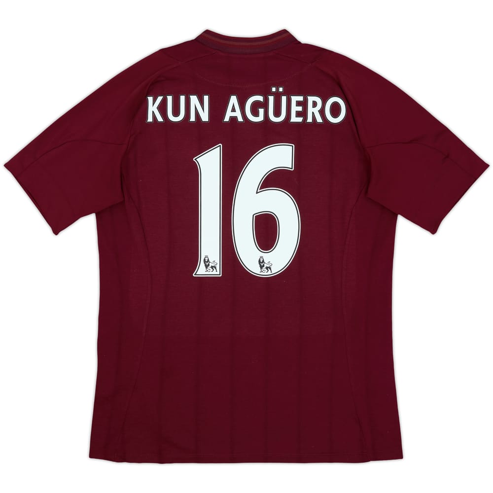 2012-13 Manchester City Away Shirt Kun Aguero #16 - 7/10 - (L)