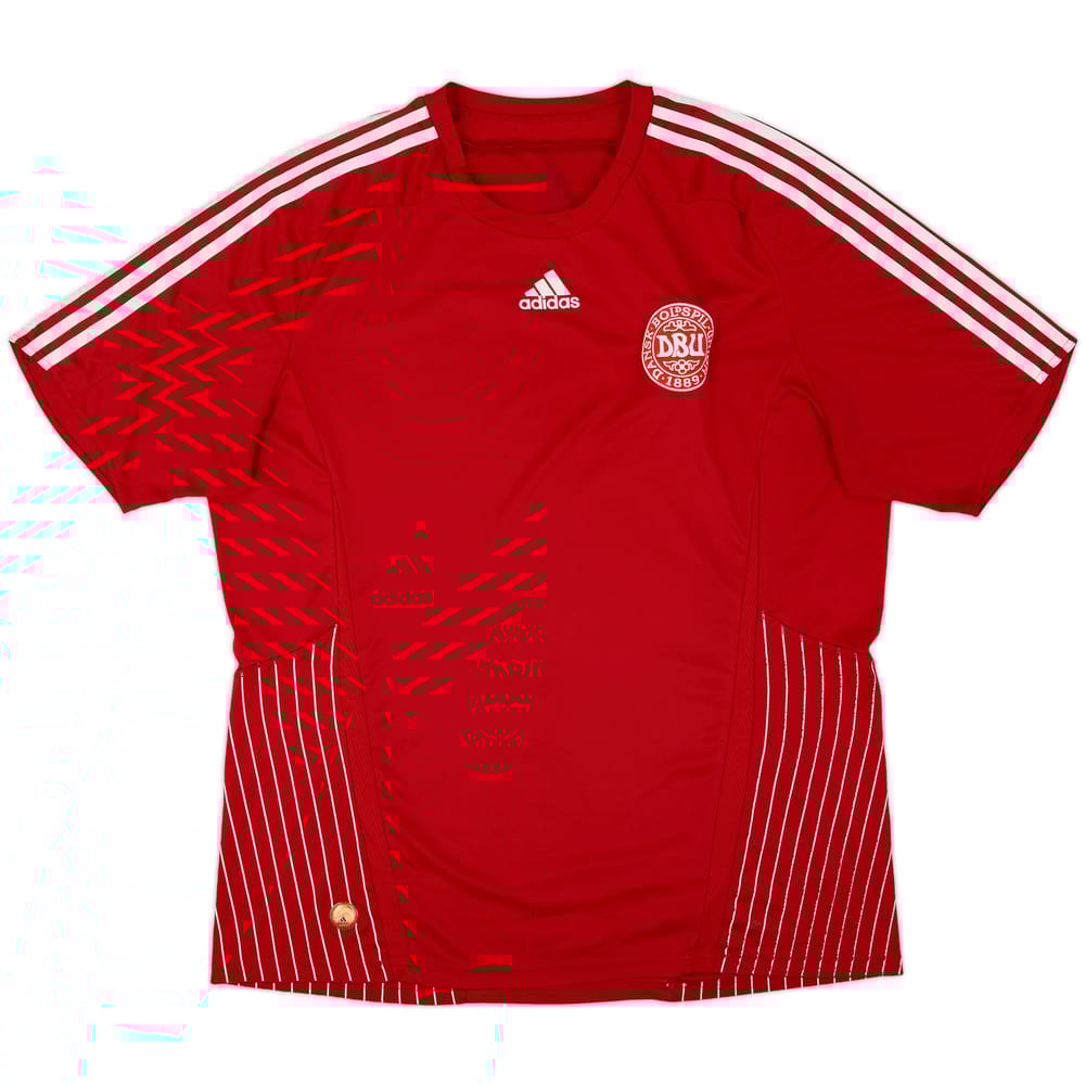 2007-10 Denmark Home Shirt - 4/10 - (XXL)