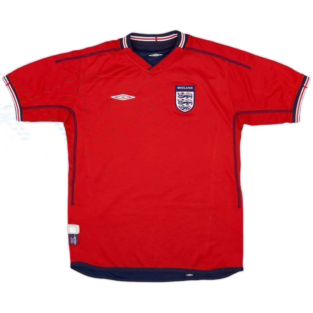 2002-04 England Away Shirt - 7/10 - (XL.Boys)