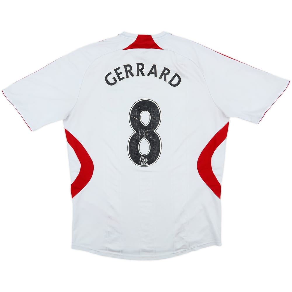 2007-08 Liverpool Away Shirt Gerrard #8 - 4/10 - (M)