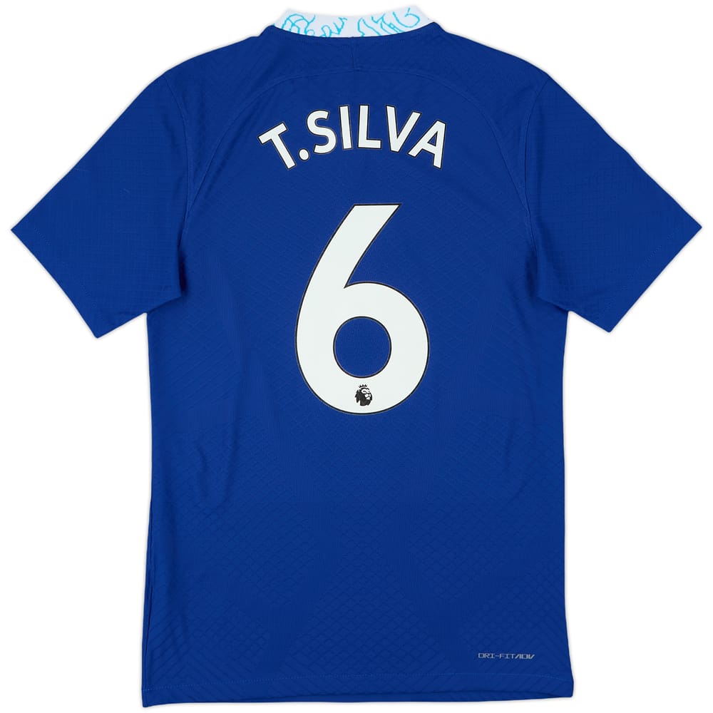 2022-23 Chelsea Authentic Home Shirt T.Silva #6 - 10/10 - (S)