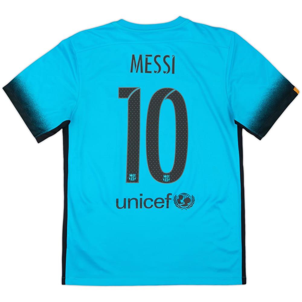 2015-16 Barcelona Third Shirt Messi #10 - 6/10 - (S)