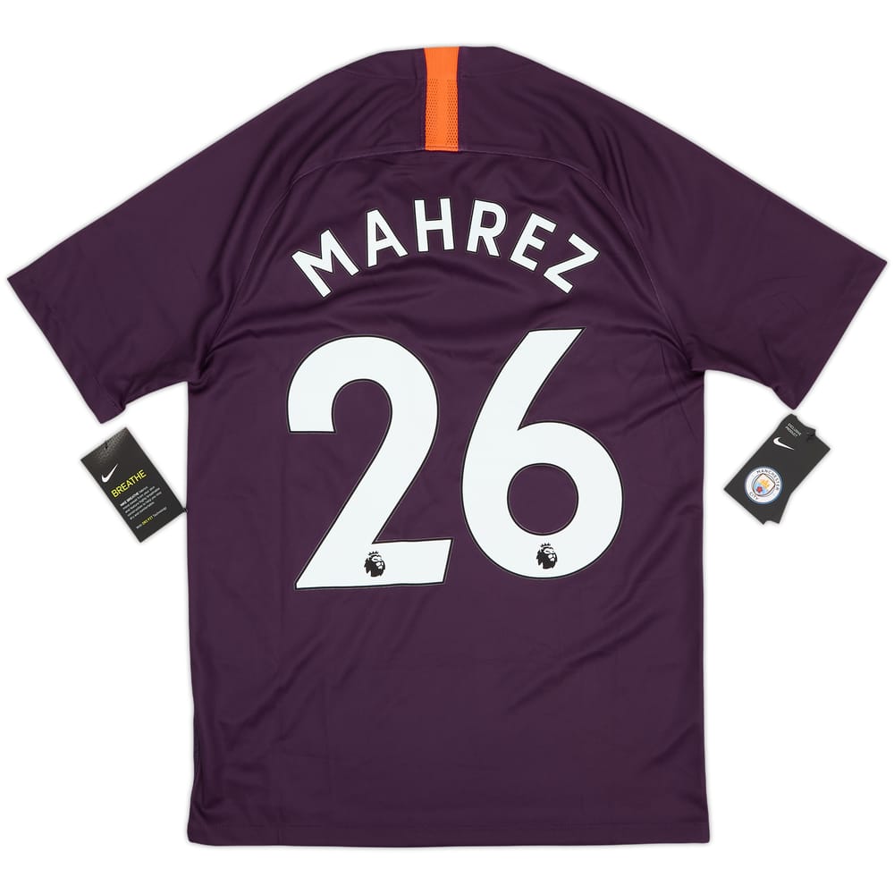 Camiseta de la tercera equipación del Manchester City 2018-19 Mahrez #26 (S)