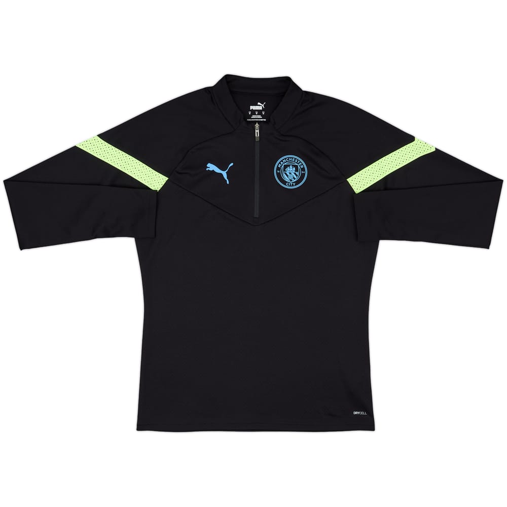 2022-23 Manchester City Puma 1/4 Zip Drill Top - 9/10 - (M)