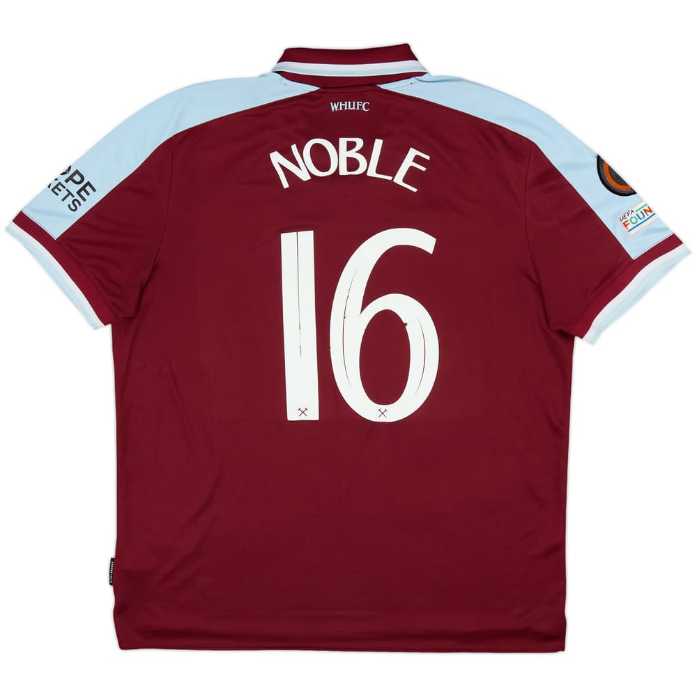 2021-22 West Ham Home Shirt Noble #16 - 6/10 - (XXL)
