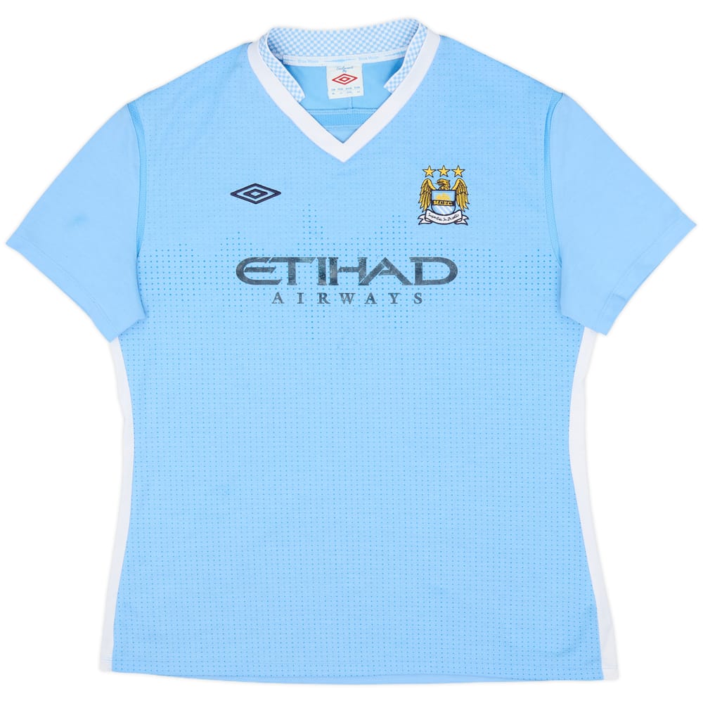 2011-12 Manchester City Home Shirt - 7/10 - (Women's L)