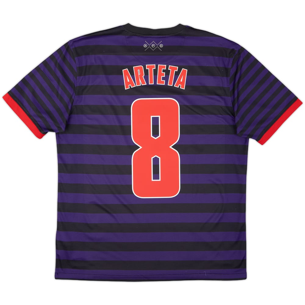 2012-13 Arsenal Away Shirt Arteta #8 - 7/10 - (L)
