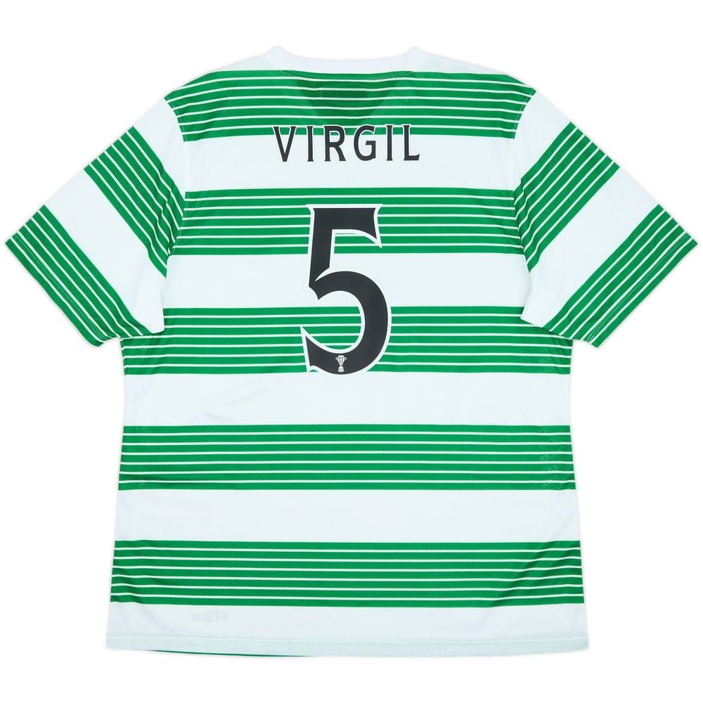 2013-15 Celtic Player Issue Home Shirt Virgil #5 (XXL)
